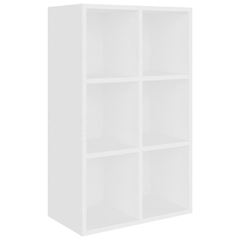 Boekenkast/dressoir 66x30x97,8 cm bewerkt hout wit MeubelReus