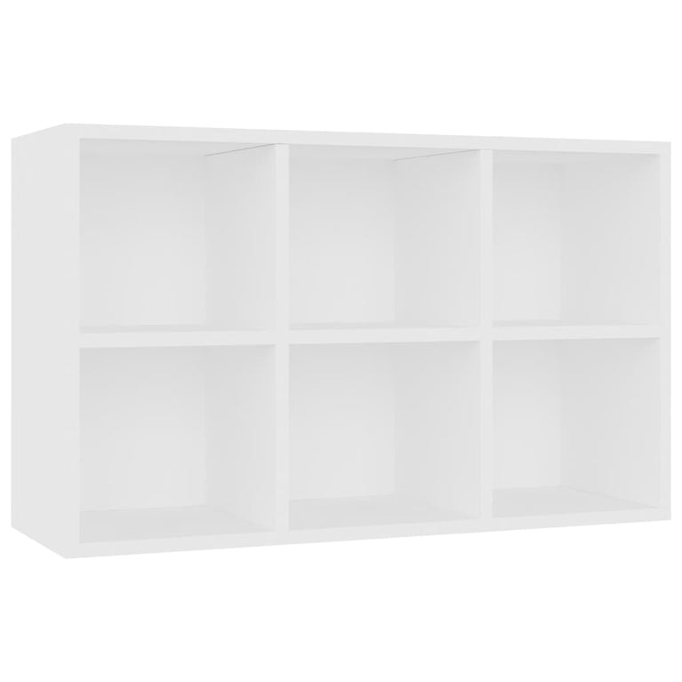 Boekenkast/dressoir 66x30x97,8 cm bewerkt hout wit MeubelReus