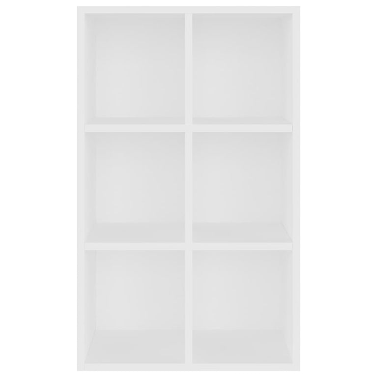 Boekenkast/dressoir 66x30x97,8 cm bewerkt hout wit MeubelReus