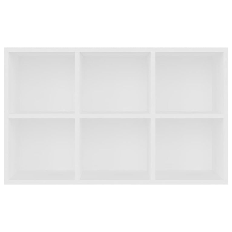 Boekenkast/dressoir 66x30x97,8 cm bewerkt hout wit MeubelReus