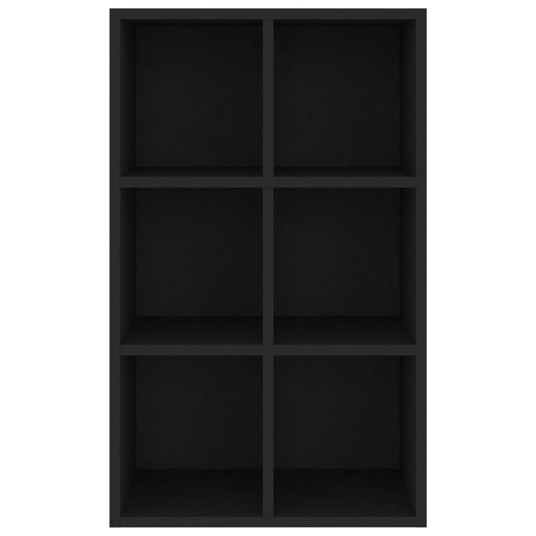 Boekenkast/dressoir 66x30x97,8 cm bewerkt hout zwart MeubelReus