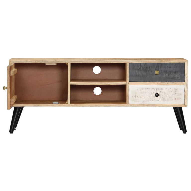 Tv-meubel 115x30x47 cm massief mangohout MeubelReus