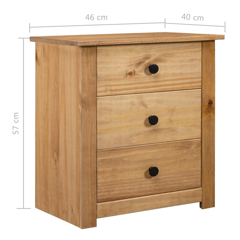 Nachtkastje Panama Range 46x40x57 cm grenenhout MeubelReus