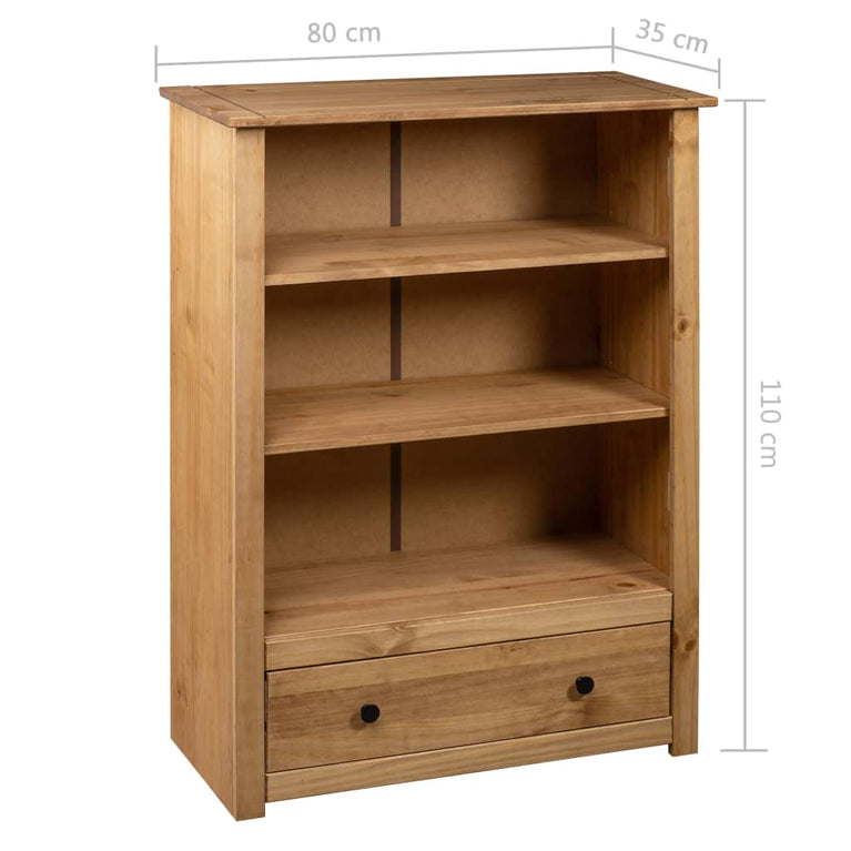 Boekenkast Panama Range 80x35x110 cm massief grenenhout MeubelReus