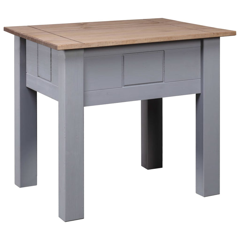 Nachtkastje Panama Range 50,5x50,5x52,5 cm grenenhout grijs MeubelReus