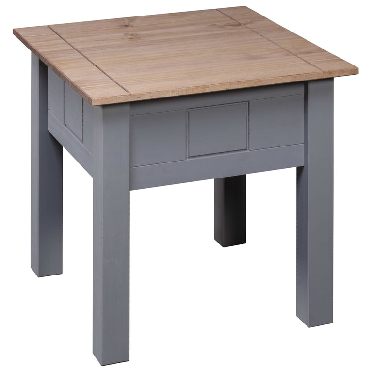 Nachtkastje Panama Range 50,5x50,5x52,5 cm grenenhout grijs MeubelReus