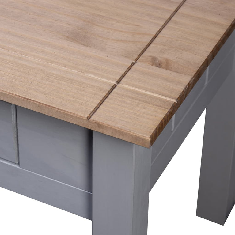Nachtkastje Panama Range 50,5x50,5x52,5 cm grenenhout grijs MeubelReus
