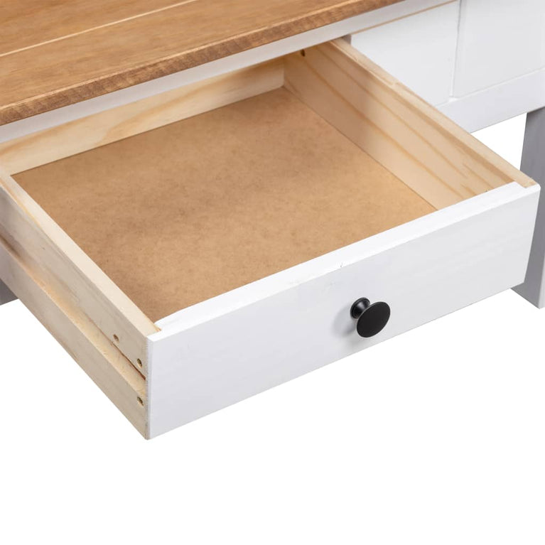 Salontafel Panama Range 100x60x45 cm massief grenenhout wit MeubelReus