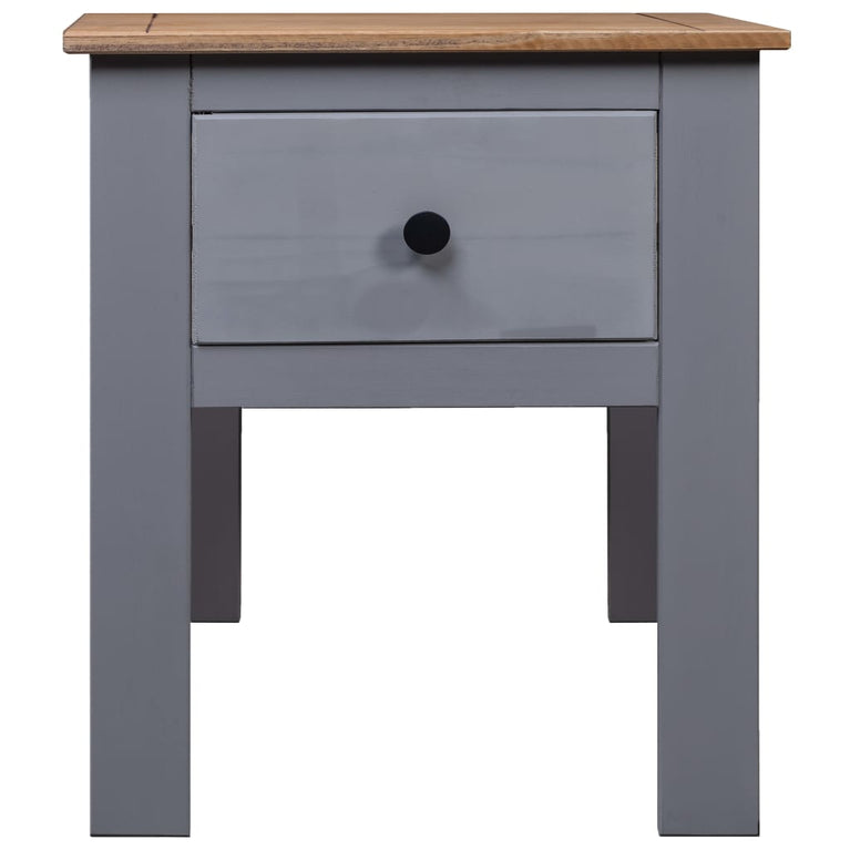 Nachtkastje Panama Range 46x40x57 cm grenenhout grijs MeubelReus