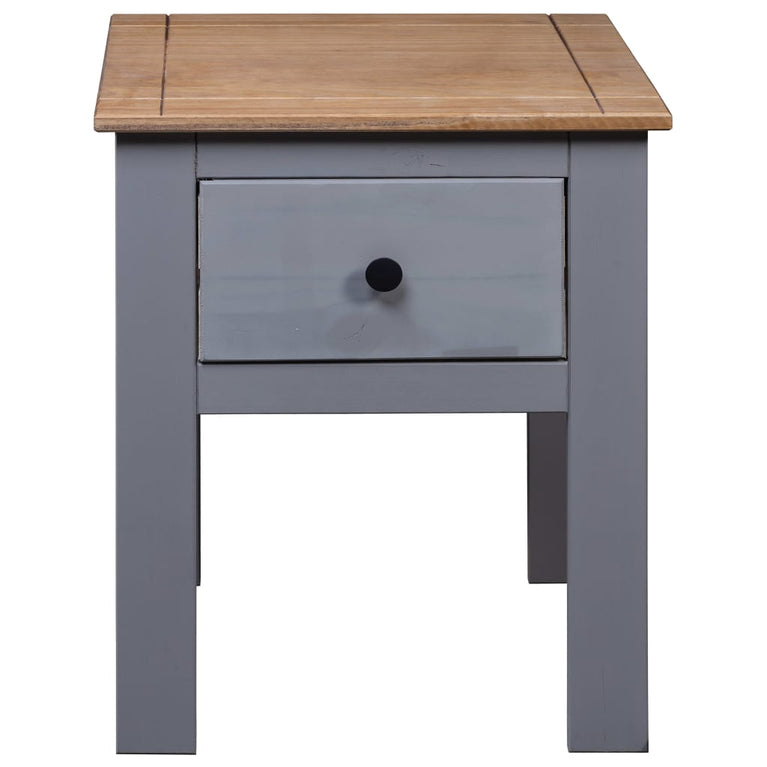 Nachtkastje Panama Range 46x40x57 cm grenenhout grijs MeubelReus