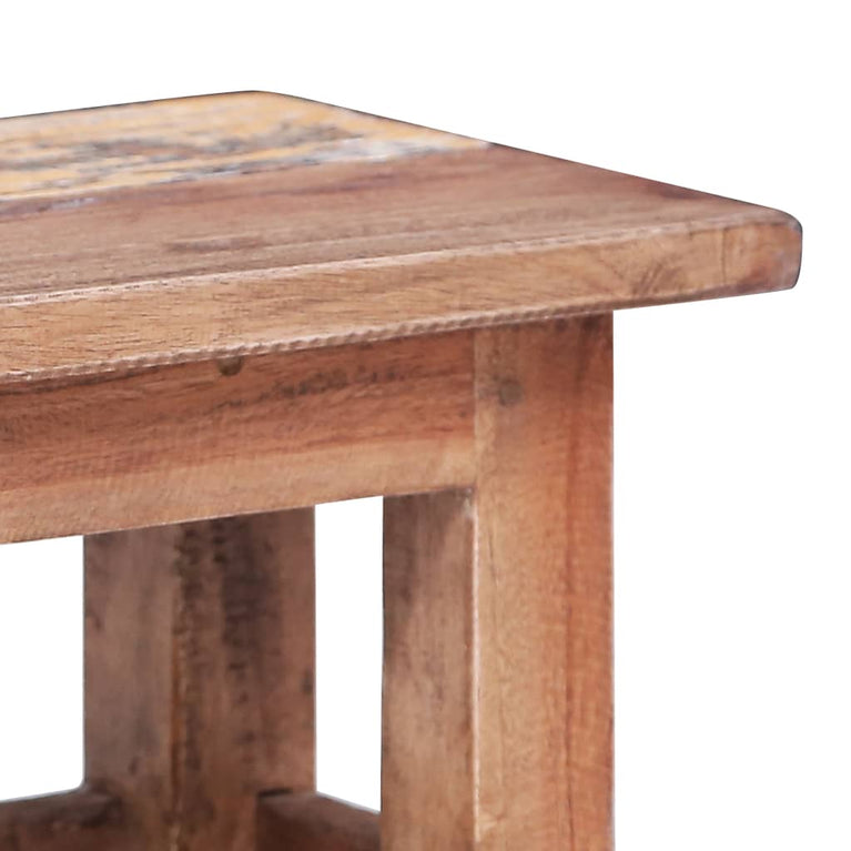 2-delige Tafeltjesset massief gerecycled hout MeubelReus