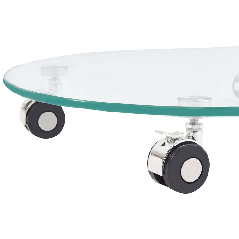 Salontafel 45x40x58 cm gehard glas MeubelReus