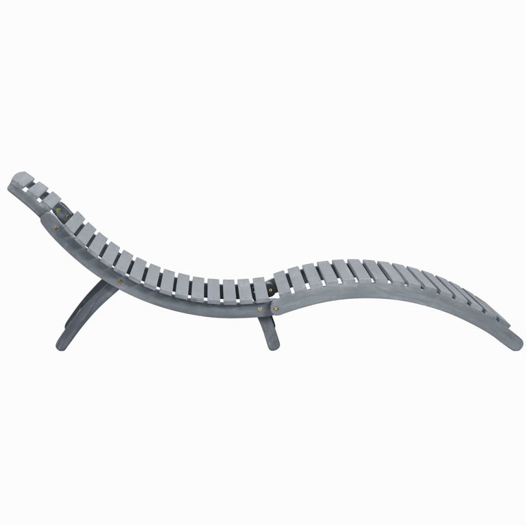 Ligbed massief acaciahout greywash MeubelReus