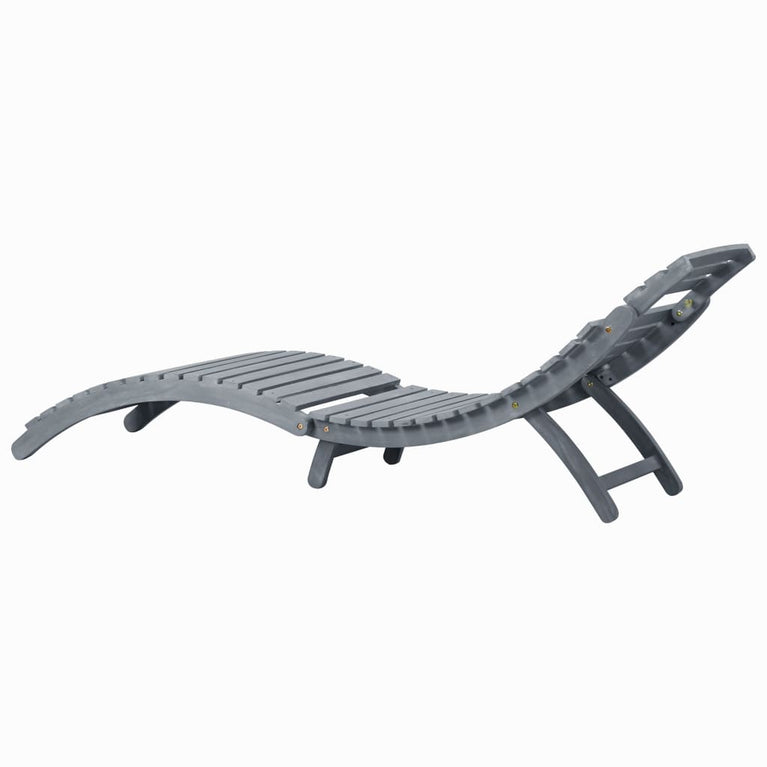 Ligbed massief acaciahout greywash MeubelReus