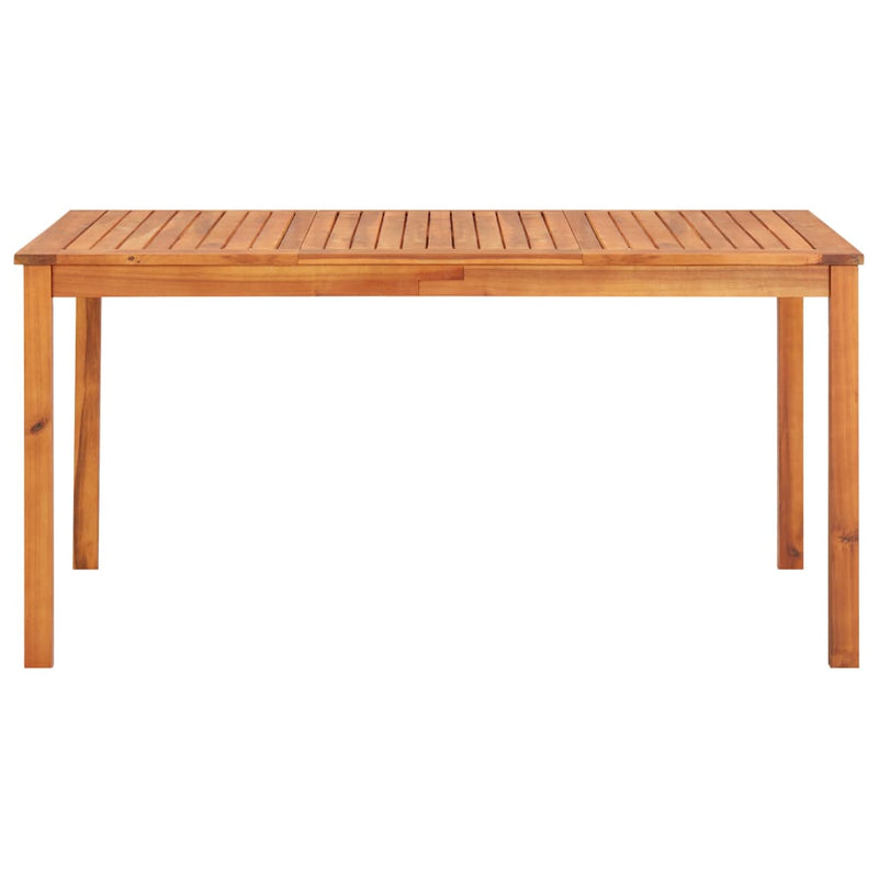 Tuintafel 150x90x74 cm massief acaciahout MeubelReus