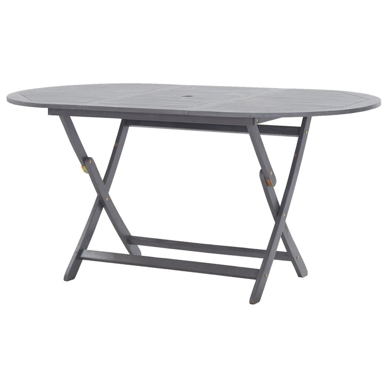 Tuintafel inklapbaar 160x85x75 cm massief acaciahout MeubelReus