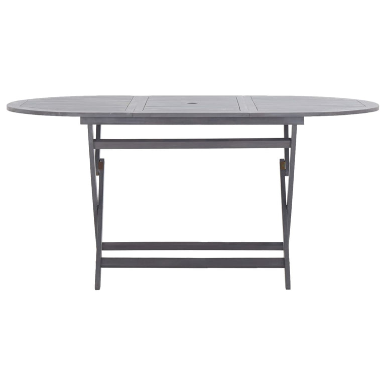 Tuintafel inklapbaar 160x85x75 cm massief acaciahout MeubelReus