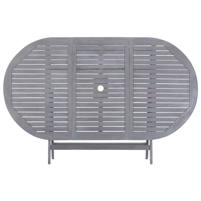 Tuintafel inklapbaar 160x85x75 cm massief acaciahout MeubelReus