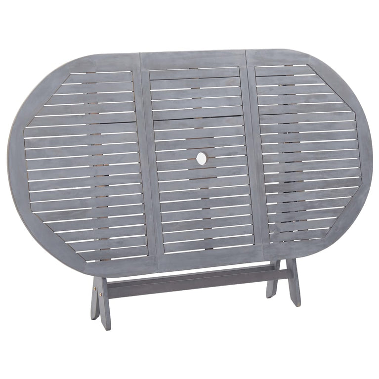 Tuintafel inklapbaar 160x85x75 cm massief acaciahout MeubelReus