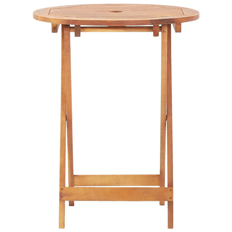 Tuintafel inklapbaar 60x75 cm massief acaciahout MeubelReus