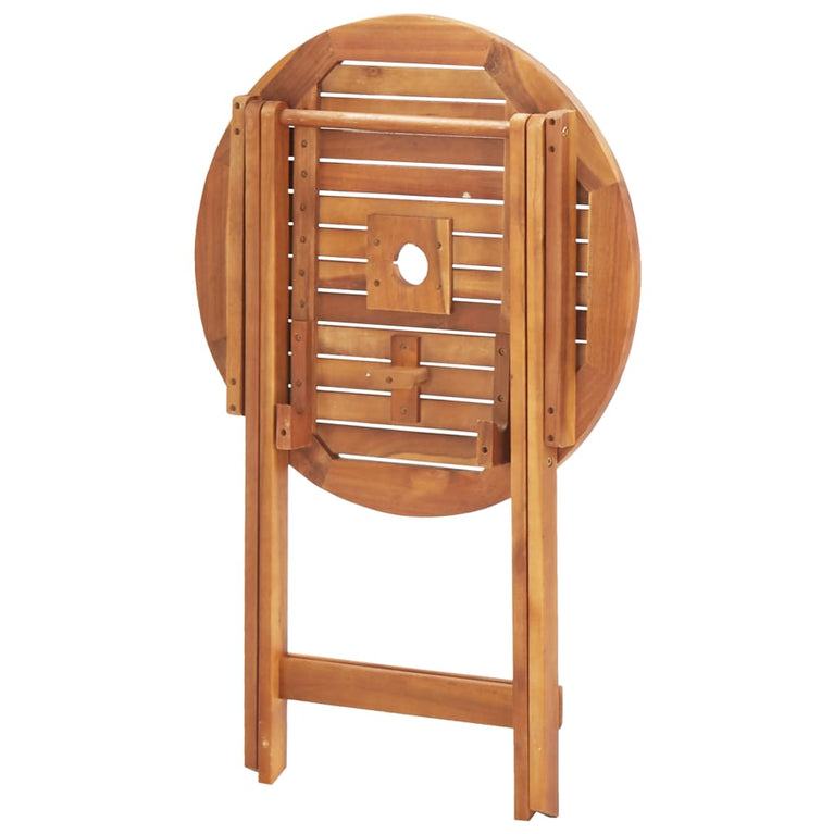 Tuintafel inklapbaar 60x75 cm massief acaciahout MeubelReus