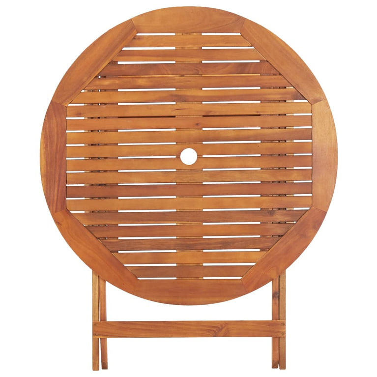 Tuintafel inklapbaar 90x75 cm massief acaciahout MeubelReus