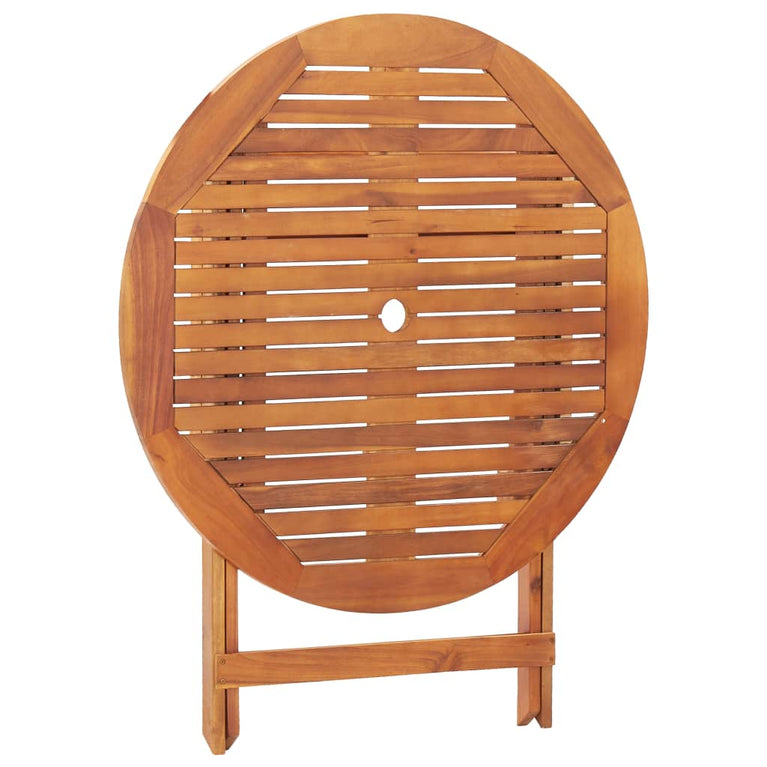 Tuintafel inklapbaar 90x75 cm massief acaciahout MeubelReus