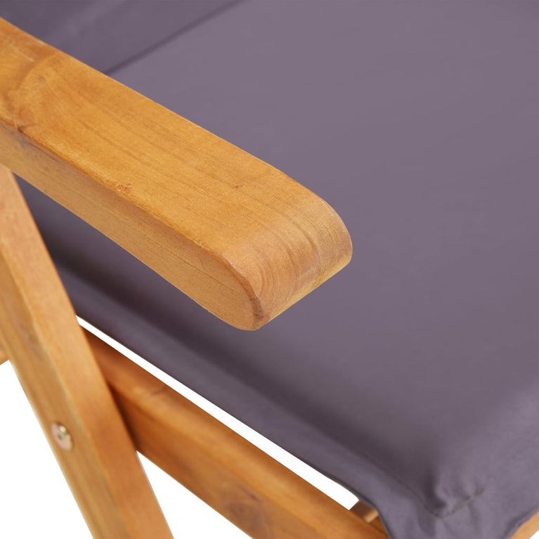 Tuinstoelen 2 st verstelbaar massief acaciahout bruin MeubelReus