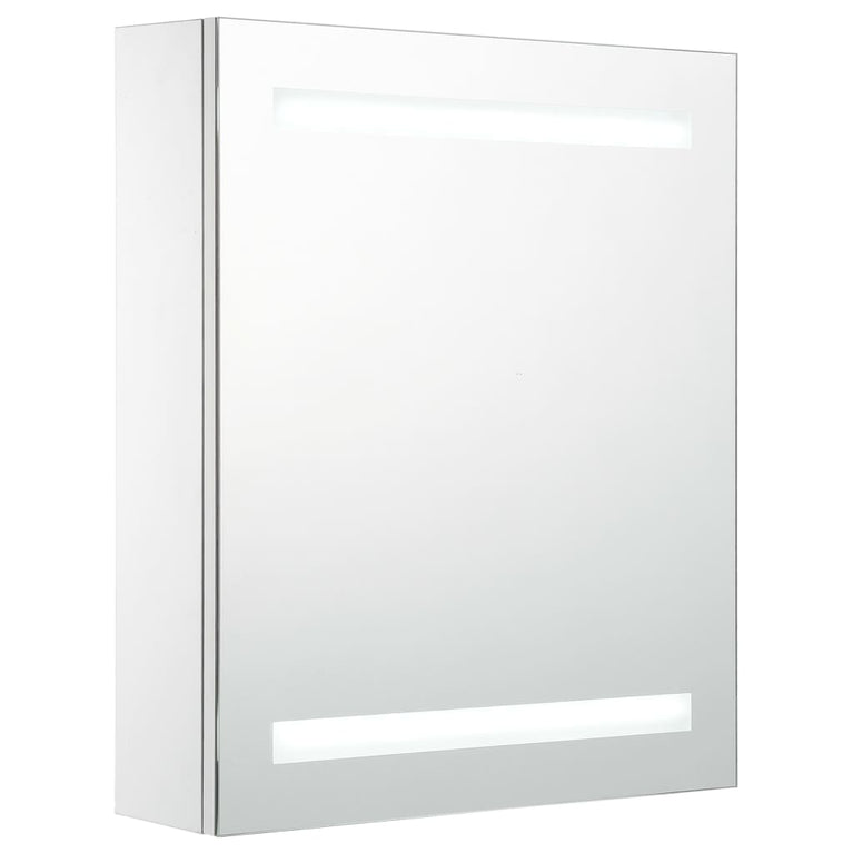 Badkamerkast met spiegel en LED 50x13,5x60 cm MeubelReus