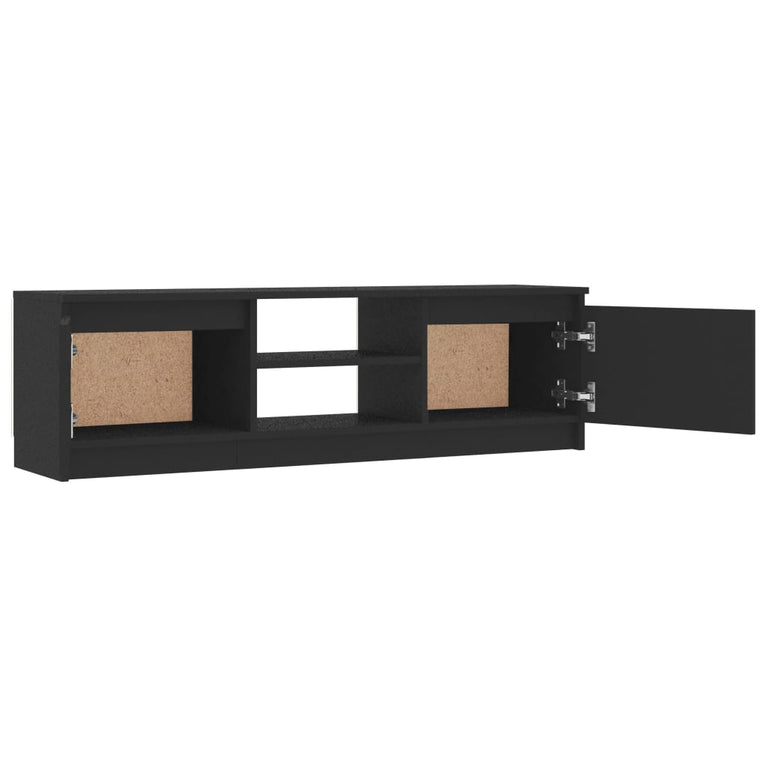 Tv-meubel 120x30x35,5 cm bewerkt hout grijs