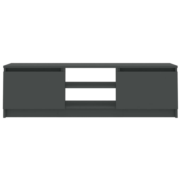 Tv-meubel 120x30x35,5 cm bewerkt hout grijs