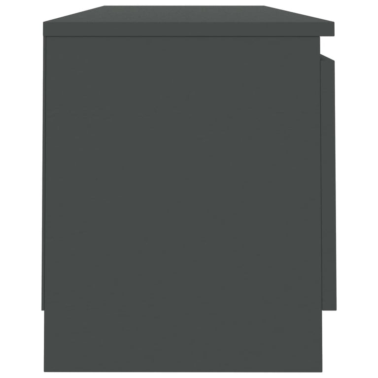 Tv-meubel 120x30x35,5 cm bewerkt hout grijs