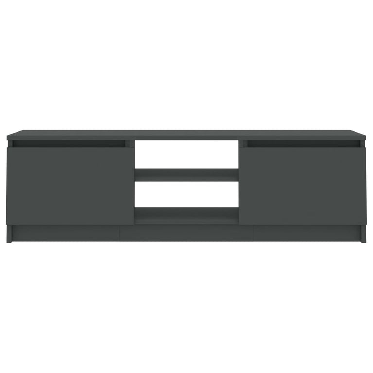 Tv-meubel 120x30x35,5 cm bewerkt hout grijs