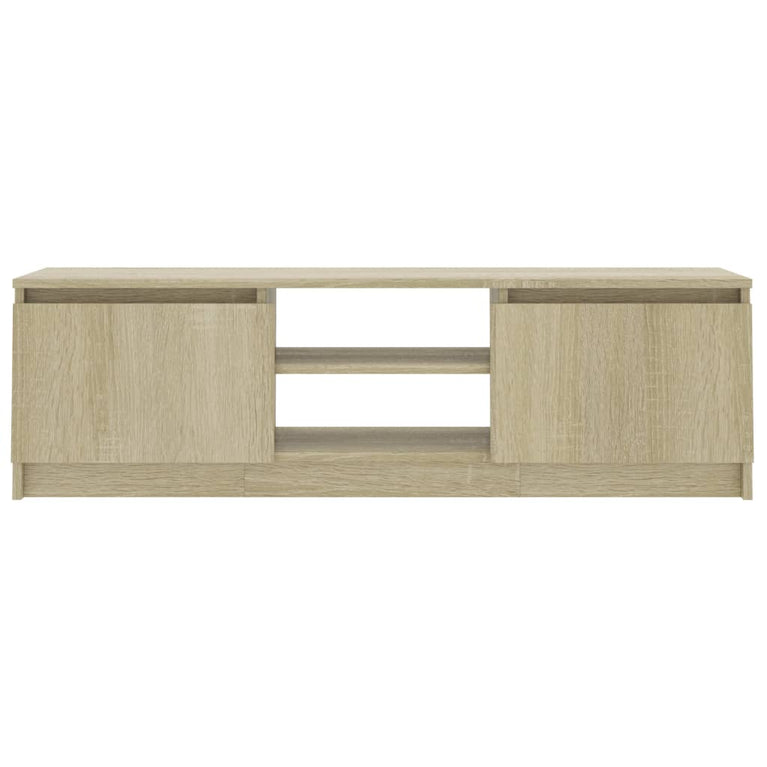 Tv-meubel 120x30x35,5 cm bewerkt hout sonoma eikenkleurig