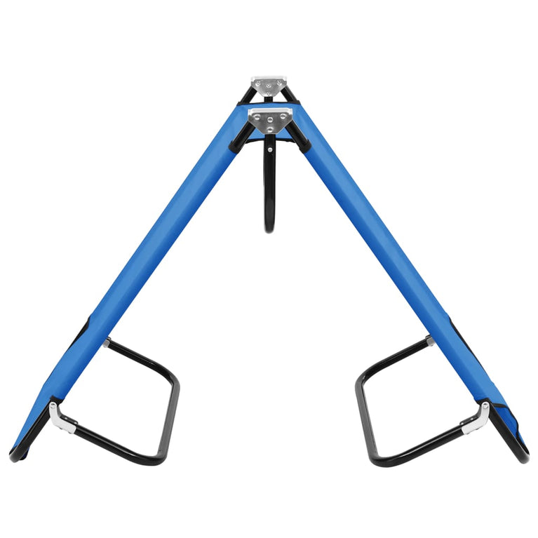 Ligbed inklapbaar staal blauw MeubelReus
