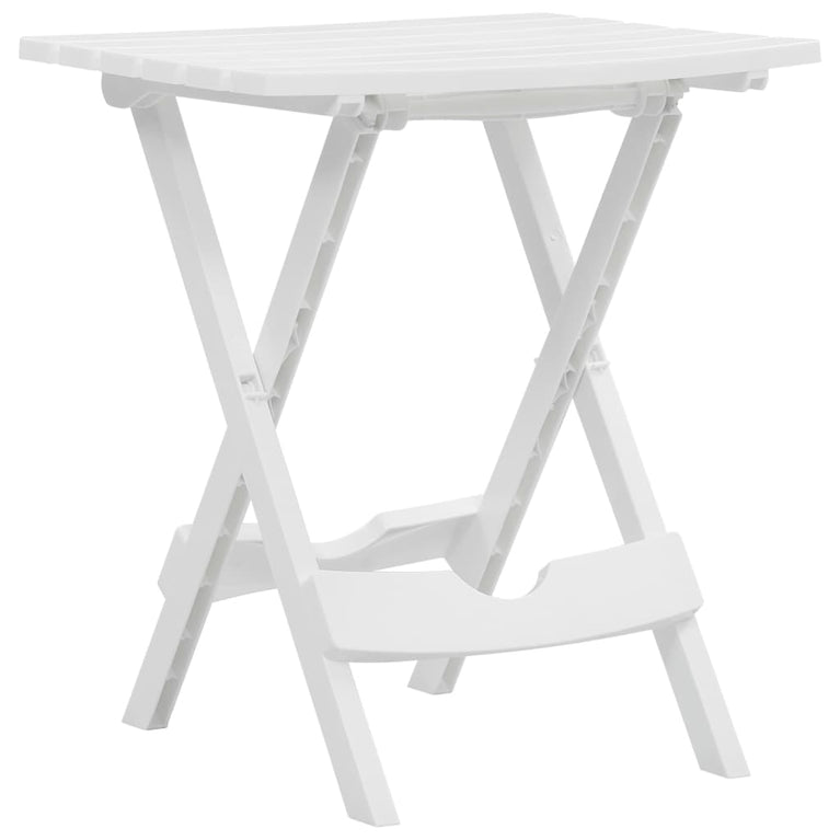 Tuintafel inklapbaar 45,5x38,5x50 cm wit MeubelReus
