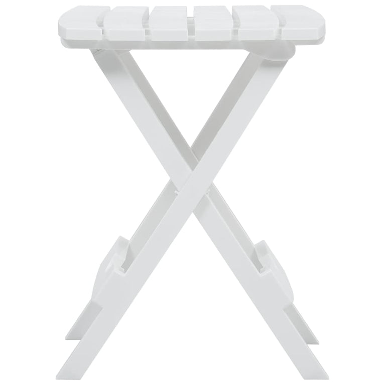 Tuintafel inklapbaar 45,5x38,5x50 cm wit MeubelReus