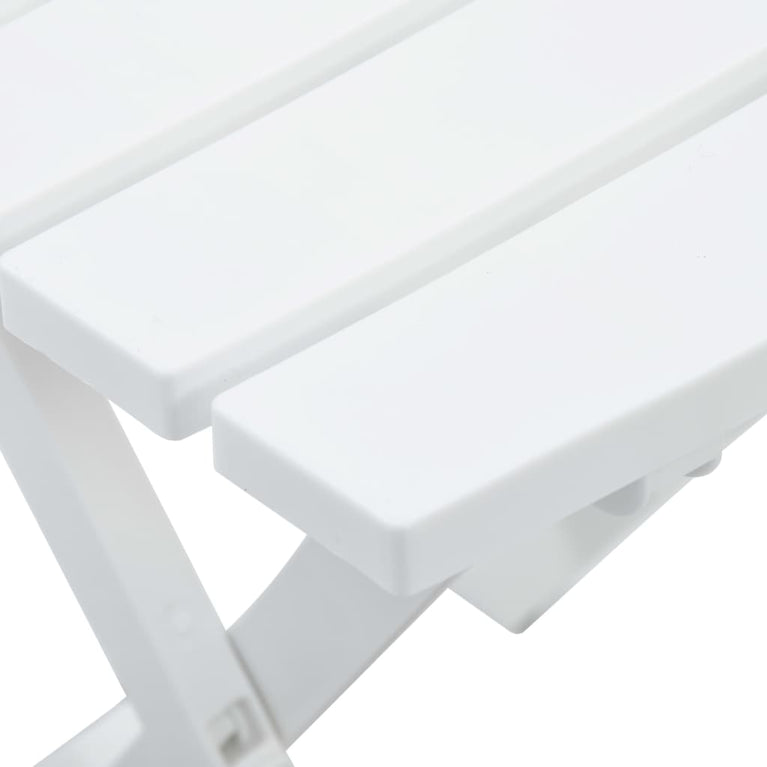 Tuintafel inklapbaar 45,5x38,5x50 cm wit MeubelReus