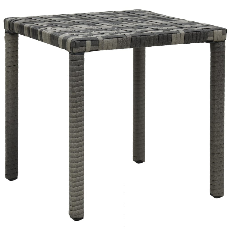 Ligbedden met tafel poly rattan antraciet MeubelReus
