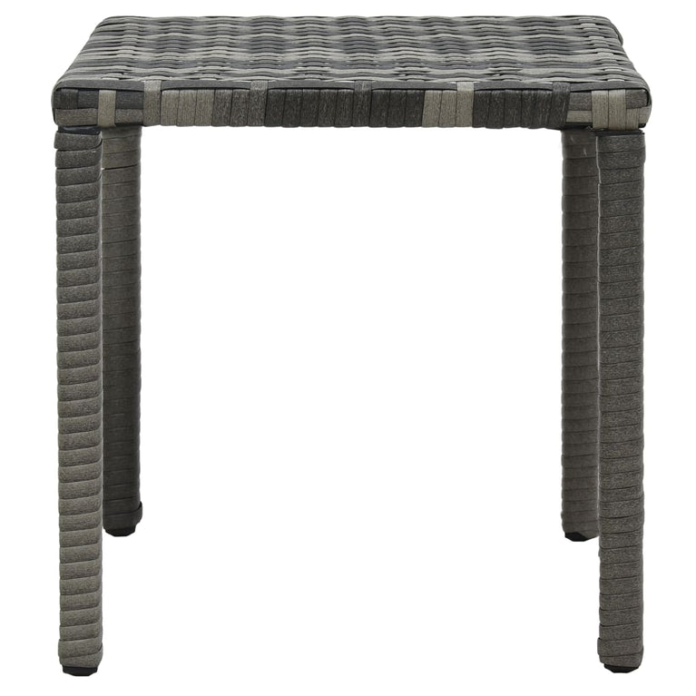 Ligbedden met tafel poly rattan antraciet MeubelReus