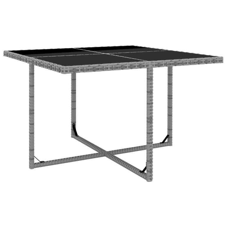 9-delige Tuinset met kussens poly rattan antraciet MeubelReus