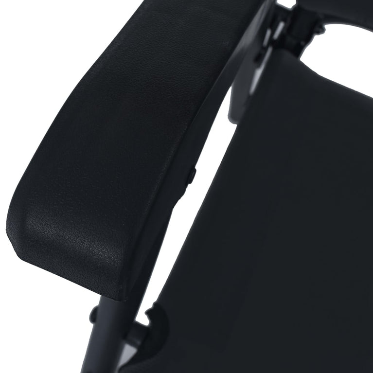 Tuinstoelen inklapbaar 2 st textileen zwart MeubelReus