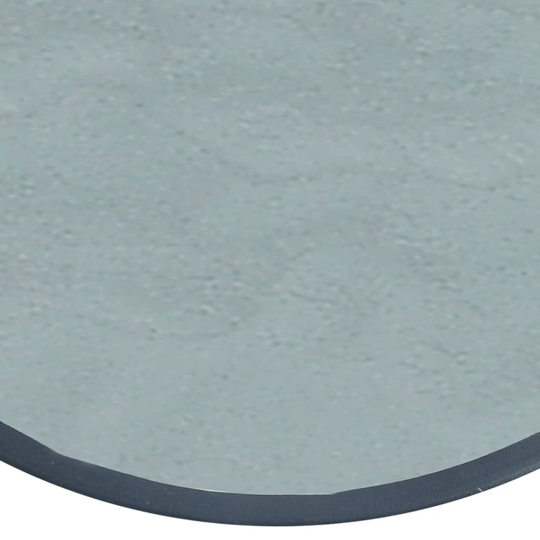 Bistrotafel 40x46 cm staal en glas zwart MeubelReus