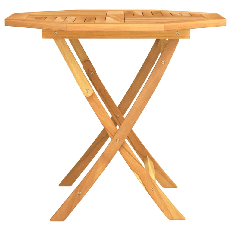 Tuintafel inklapbaar 85x85x76 cm massief teakhout MeubelReus
