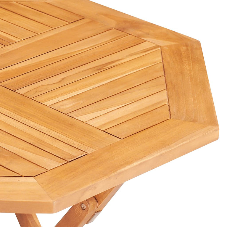 Tuintafel inklapbaar 85x85x76 cm massief teakhout MeubelReus
