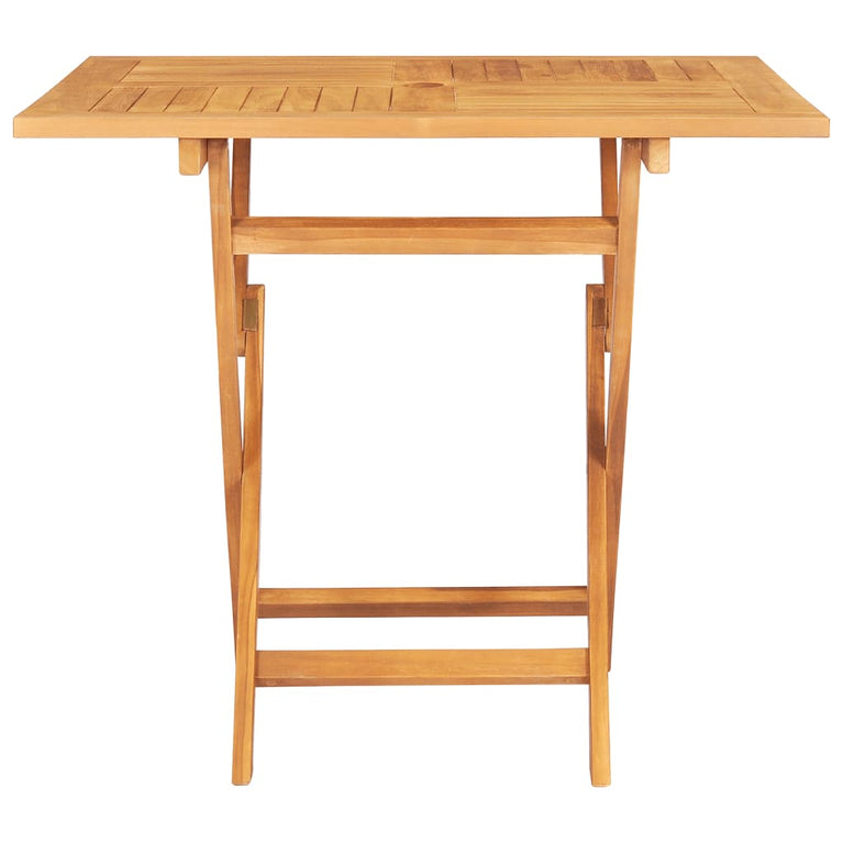 Tuintafel inklapbaar 85x85x76 cm massief teakhout MeubelReus