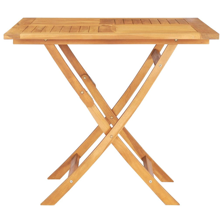 Tuintafel inklapbaar 85x85x76 cm massief teakhout MeubelReus