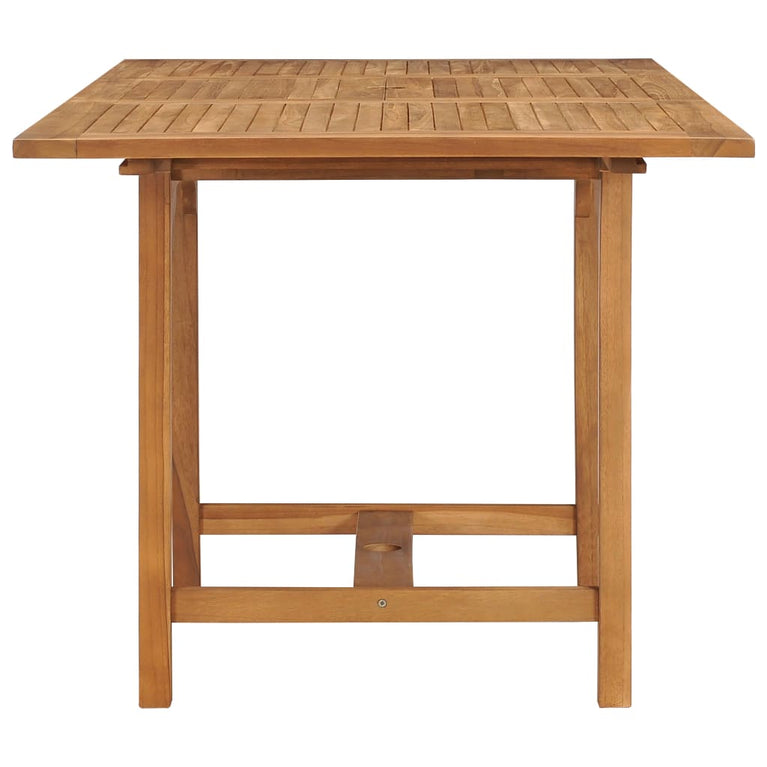 Tuintafel verlengbaar (110-160)x80x75 cm massief teakhout MeubelReus