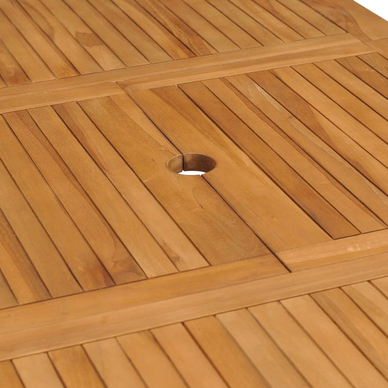 Tuintafel verlengbaar (110-160)x80x75 cm massief teakhout MeubelReus