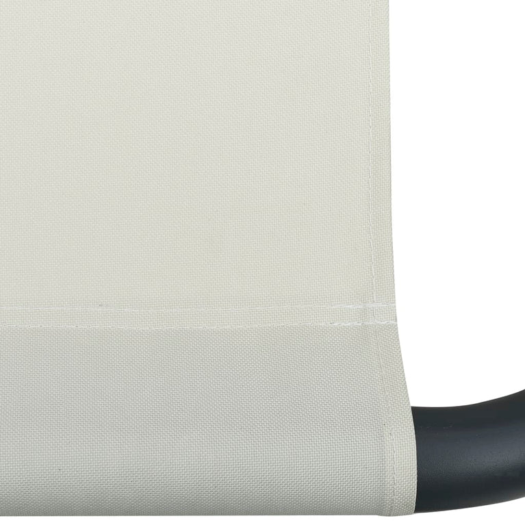 Loungebed met luifel crèmewit MeubelReus